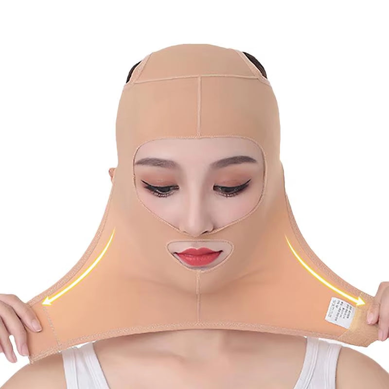 V-Face Facial Firming Lifting Mask Bandage Face Shaping Double Chin Reducer V Lines Chin Strap Face Slimming Lifting Tape