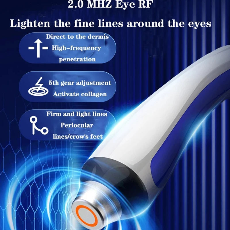 NEW Radio Frequency Skin Tightening Beauty Machine Face Lifting Skin Care Wrinkle Removal Dark Circles RF Facial Lifting Device