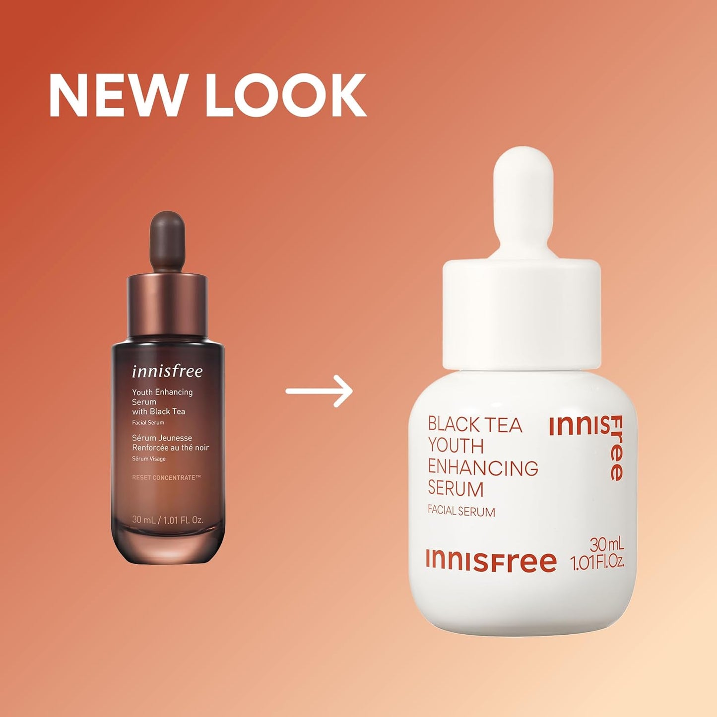 Black Tea Youth Enhancing Serum, Korean Serum with Niacinamide for Firming and Glow