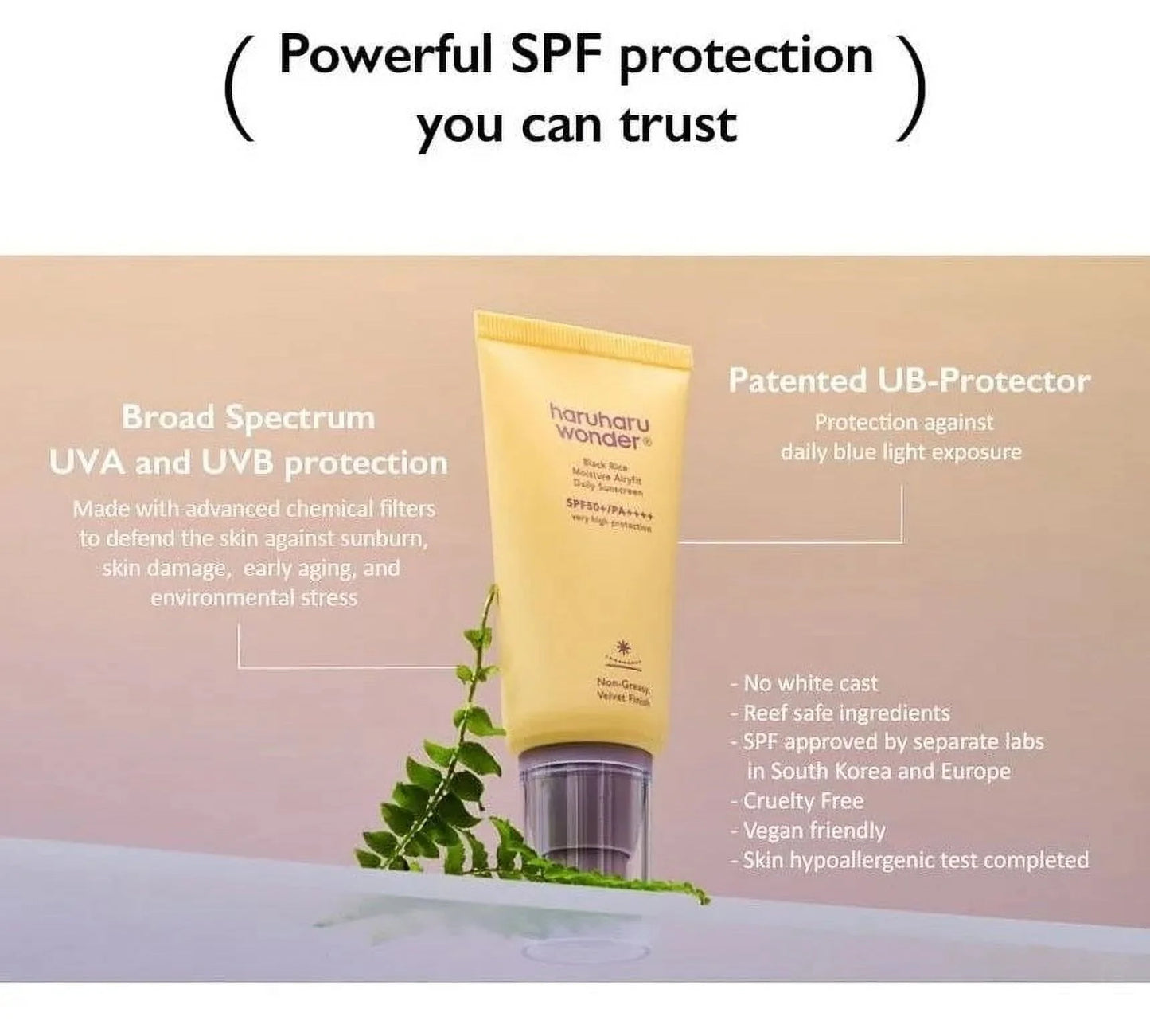 Wonder Black Rice Moisture Airyfit Sunscreen (SPF50+/PA++++) 50Ml