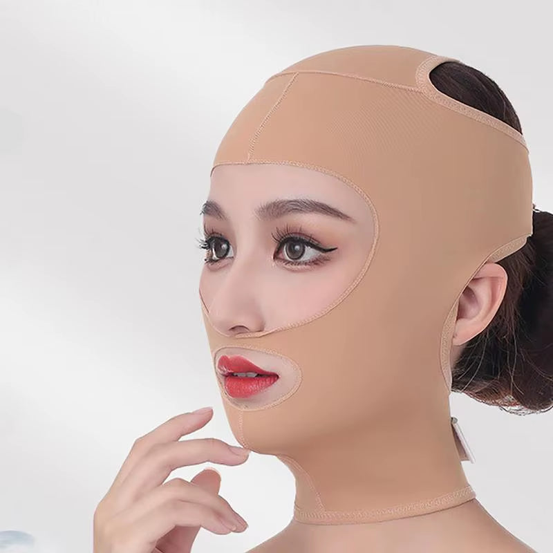 V-Face Facial Firming Lifting Mask Bandage Face Shaping Double Chin Reducer V Lines Chin Strap Face Slimming Lifting Tape