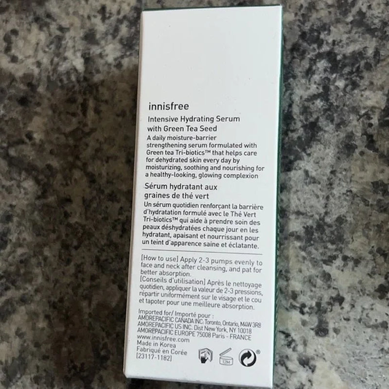 Green Tea Seed Intensive Hydrating Serum, Face Treatment, 2.7 Fl Oz