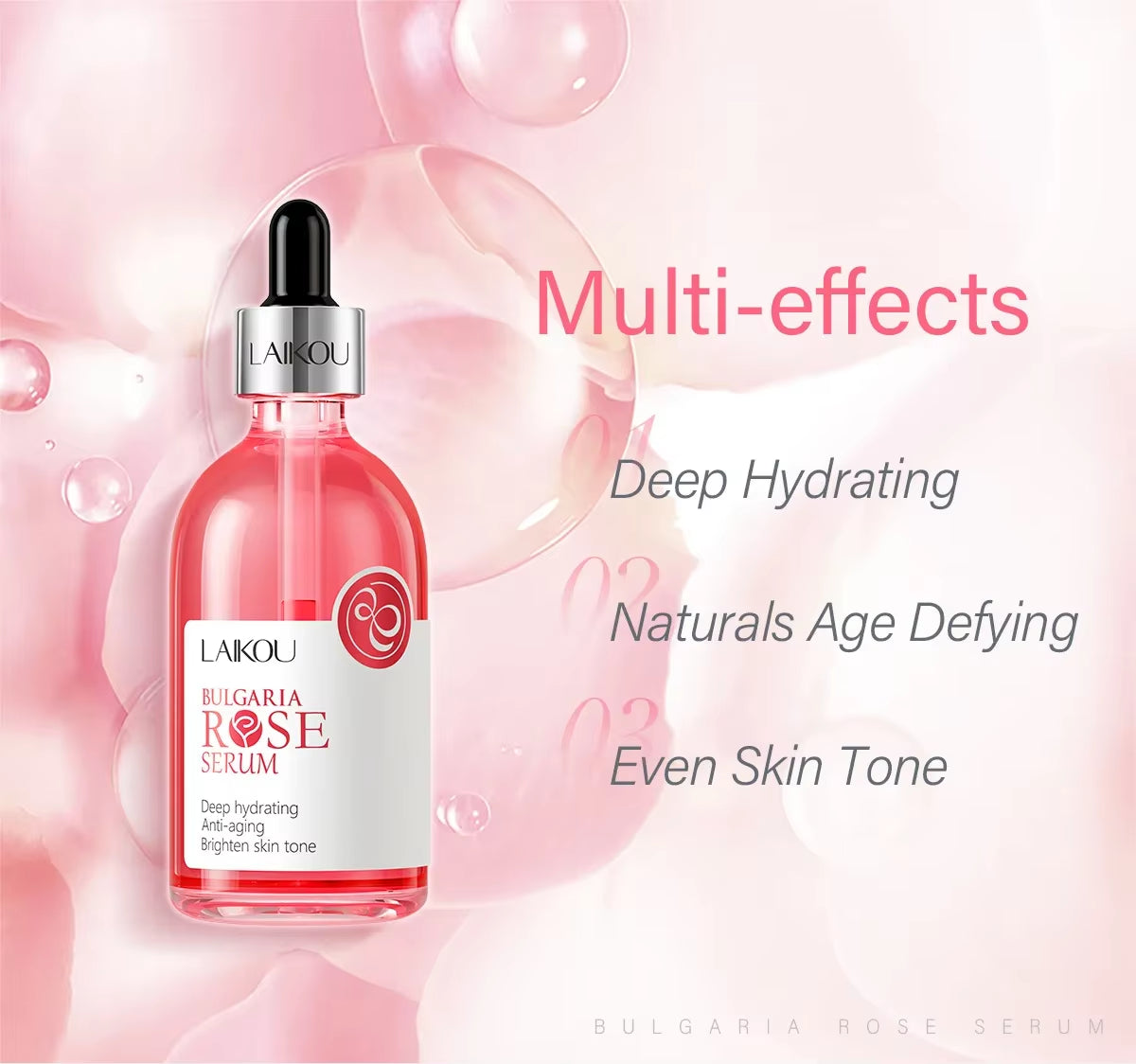 Rose Serum Nourish Essense Oil Control Brightening Rejuvenation Serum Skin Care Facecare