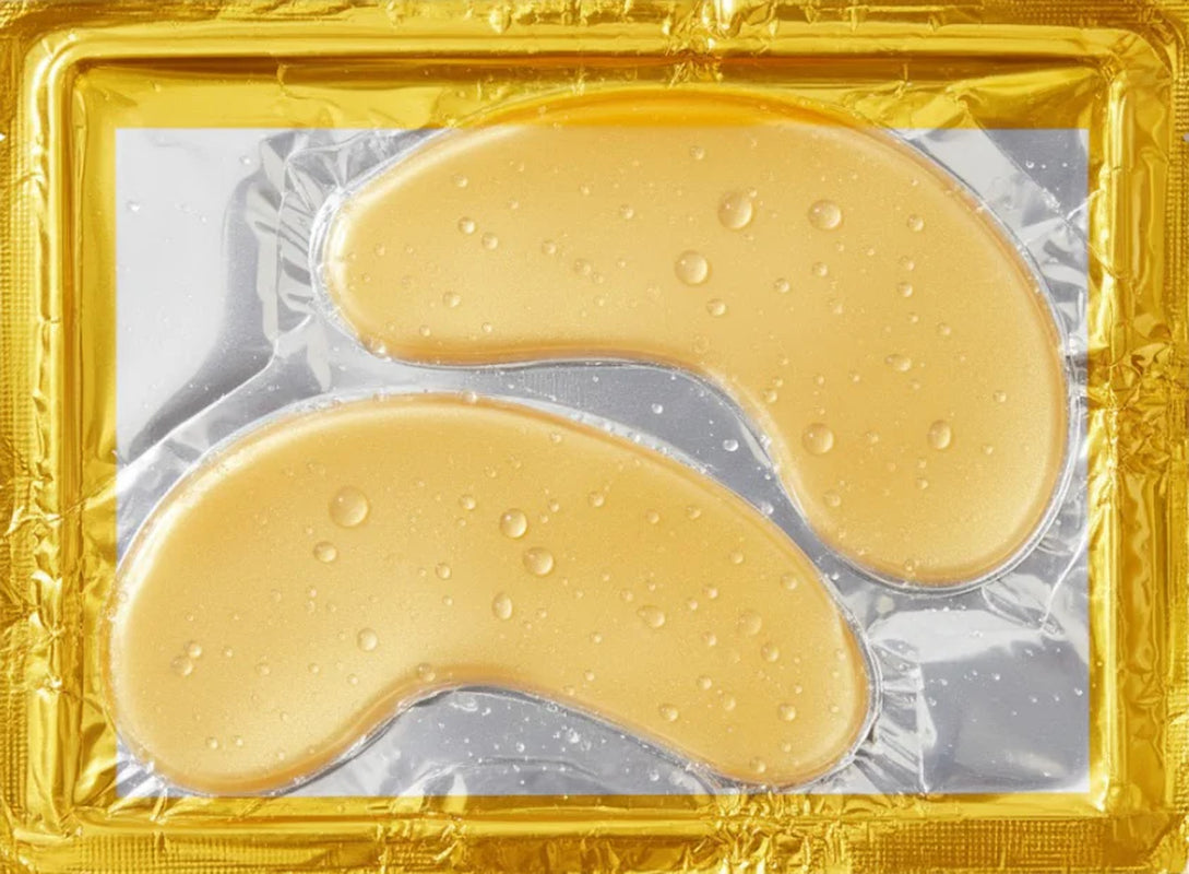 12 Pair Collagen 24K Gold Eye Mask Patches for Dark Circles, Puffy Eyes, & Eye Bags