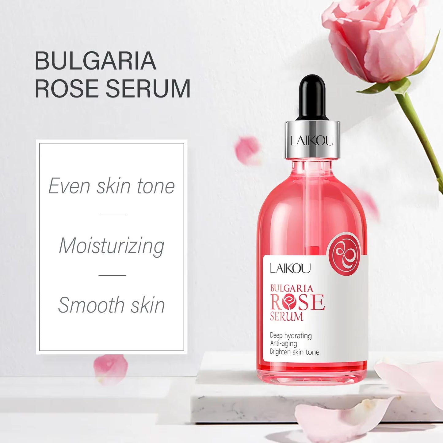 Rose Serum Nourish Essense Oil Control Brightening Rejuvenation Serum Skin Care Facecare