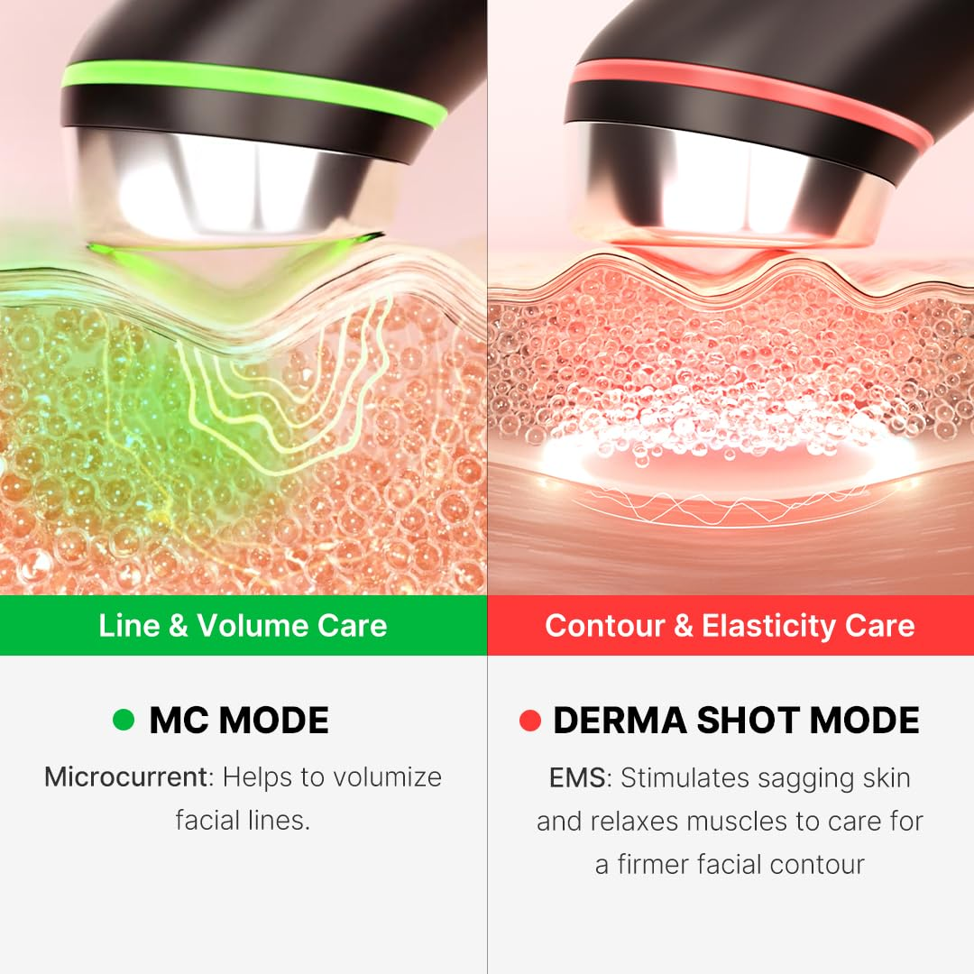 Age-R Booster Pro | 6-In-1 LED Glow Device for Radiance, Pores & Elasticity