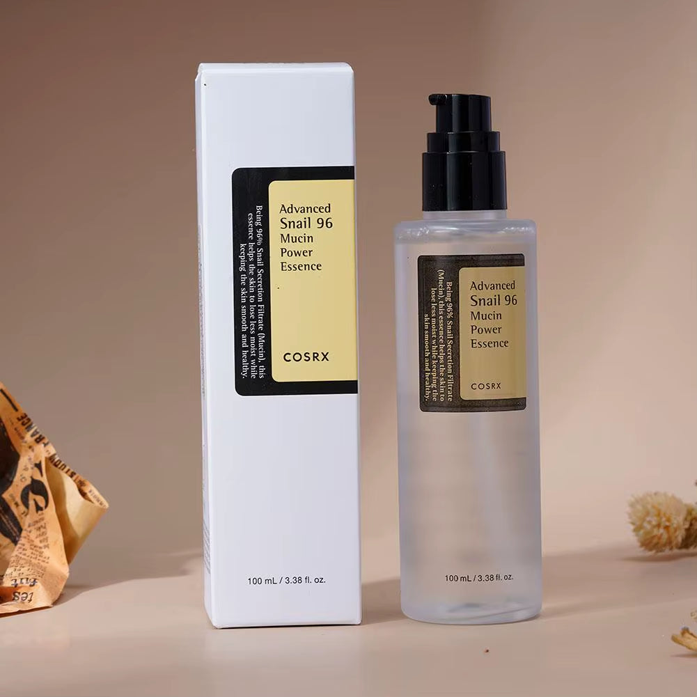 Advanced Snail 96 Mucin Power Essence 100Ml - 96% Snail Mucin, Hydrating & Repairing, Ideal for All Skin Types