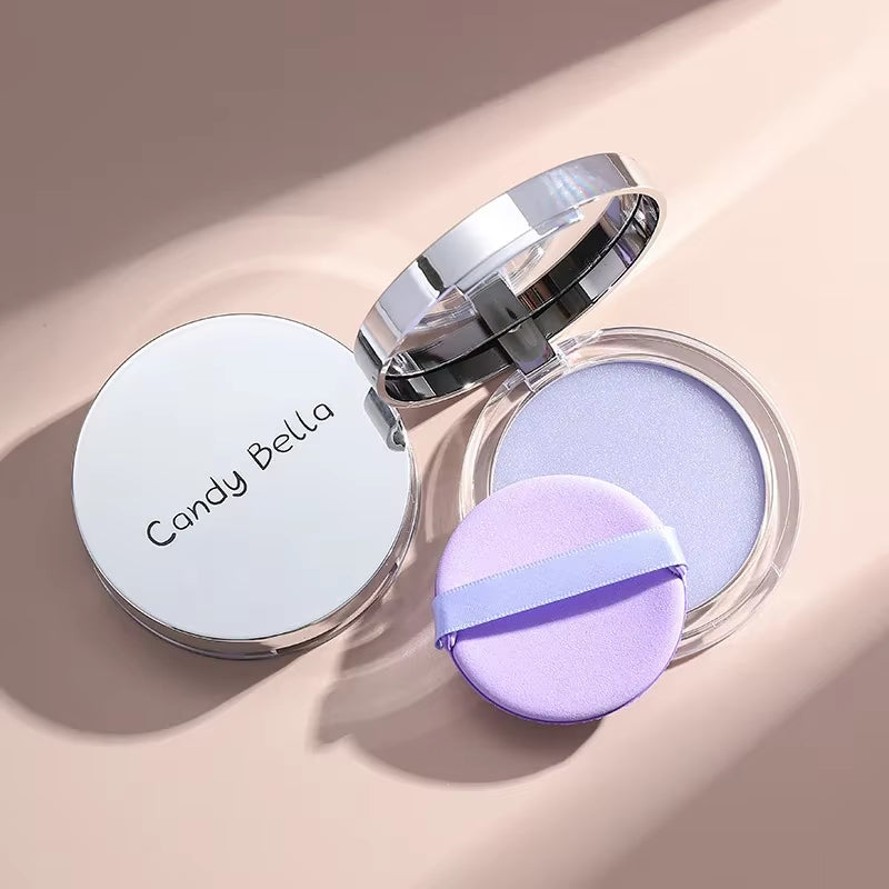 Lavender Makeup Powder Oil Control Setting Powder for Smooth and Even Complexion Matte Effect Soft Finishing Powder Cosmetics