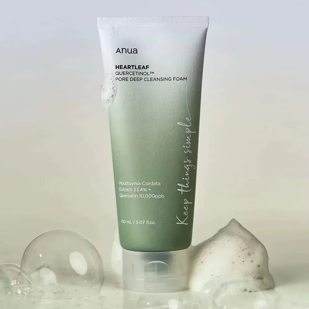 ANUA HEARTLEAF KIT-  TONER, MOISTURIZER , CLEANSER, NIACIN SERUM,AMPOULE SERUM