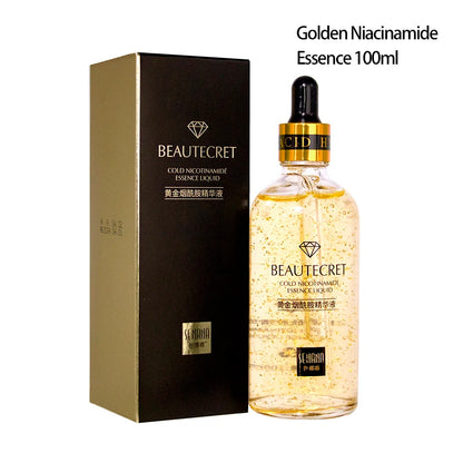 Face Cream Kit 24K Gold Niacinamide Essence Remove Dark Eye Circles Eye Serum Firming Eye Cream Face Care Set Korean Cosmetics