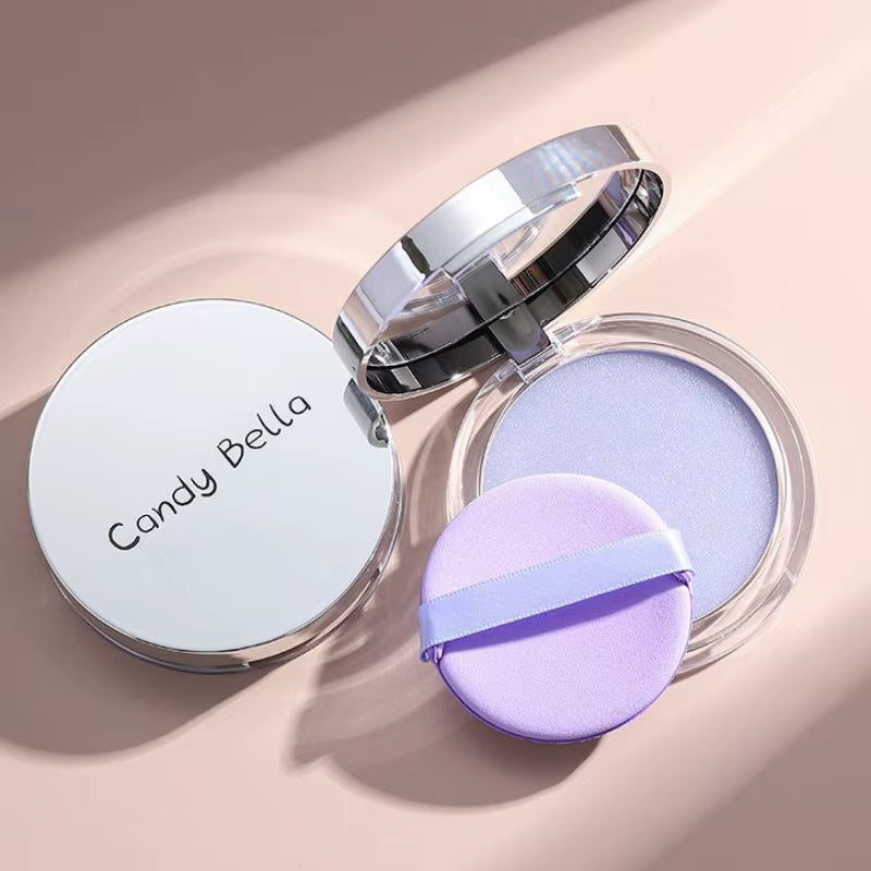 Lavender Makeup Powder Oil Control Setting Powder for Smooth and Even Complexion Matte Effect Soft Finishing Powder Cosmetics