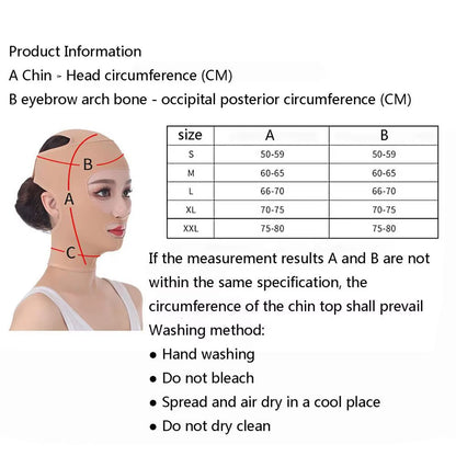 V-Face Facial Firming Lifting Mask Bandage Face Shaping Double Chin Reducer V Lines Chin Strap Face Slimming Lifting Tape