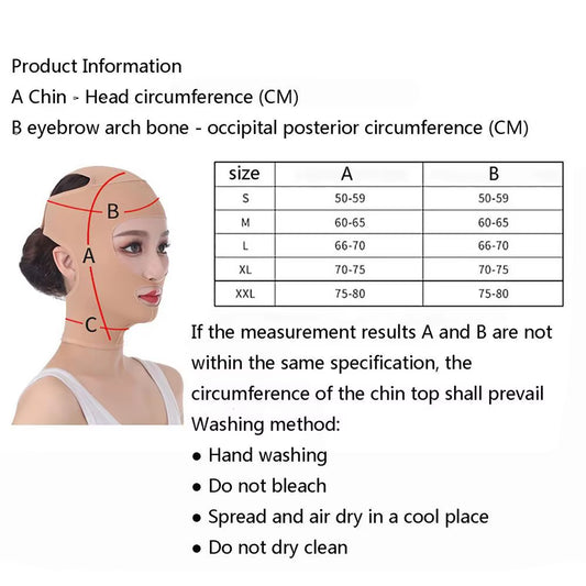 V-Face Facial Firming Lifting Mask Bandage Face Shaping Double Chin Reducer V Lines Chin Strap Face Slimming Lifting Tape
