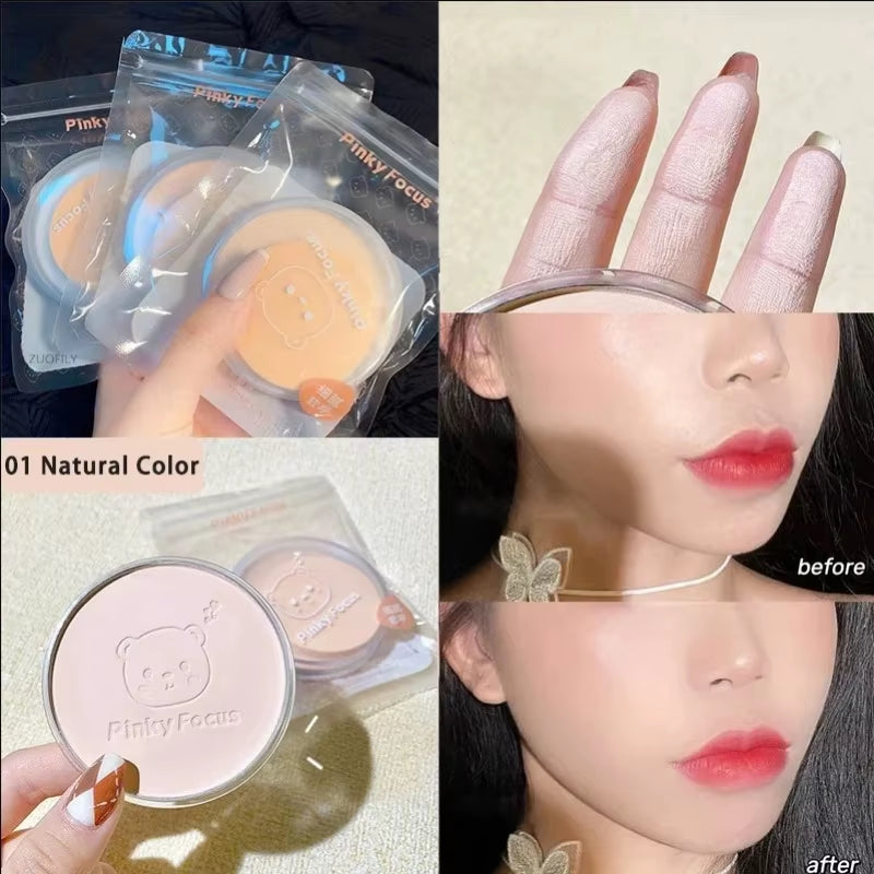 Lavender Makeup Powder Oil Control Setting Powder for Smooth and Even Complexion Matte Effect Soft Finishing Powder Cosmetics