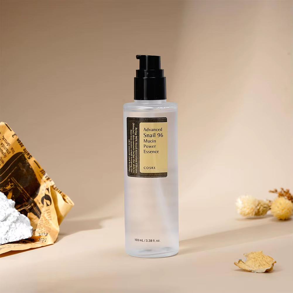 Advanced Snail 96 Mucin Power Essence 100Ml - 96% Snail Mucin, Hydrating & Repairing, Ideal for All Skin Types