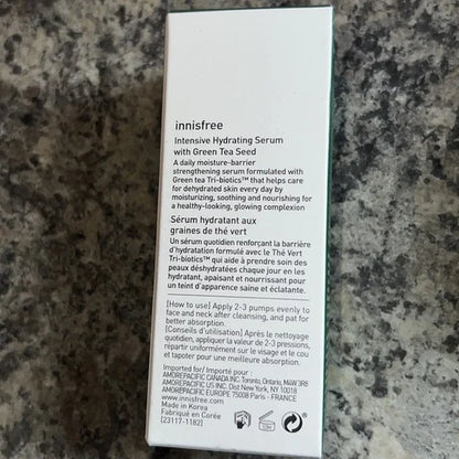 Green Tea Seed Intensive Hydrating Serum, Face Treatment, 2.7 Fl Oz