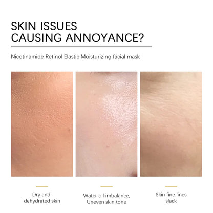 30Pcs Face Mask Collagen Moisturizing Hyaluronic Acid Facial Mask Repair anti Wrinkle Sheet Sleeping Face Mask Skin Beauty Care