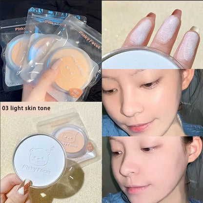 Lavender Makeup Powder Oil Control Setting Powder for Smooth and Even Complexion Matte Effect Soft Finishing Powder Cosmetics