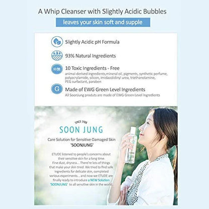 Soon Jung Ph 6.5 Whip Cleanser 150Ml