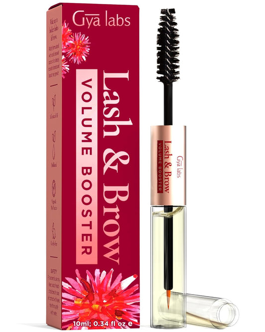 Lash and Brow Oil - 100% Pure Natual Organic Castor Oil Eyelash & Eyebrow Serum for Fuller-Looking Lashes & Brows (0.34 Fl Oz)
