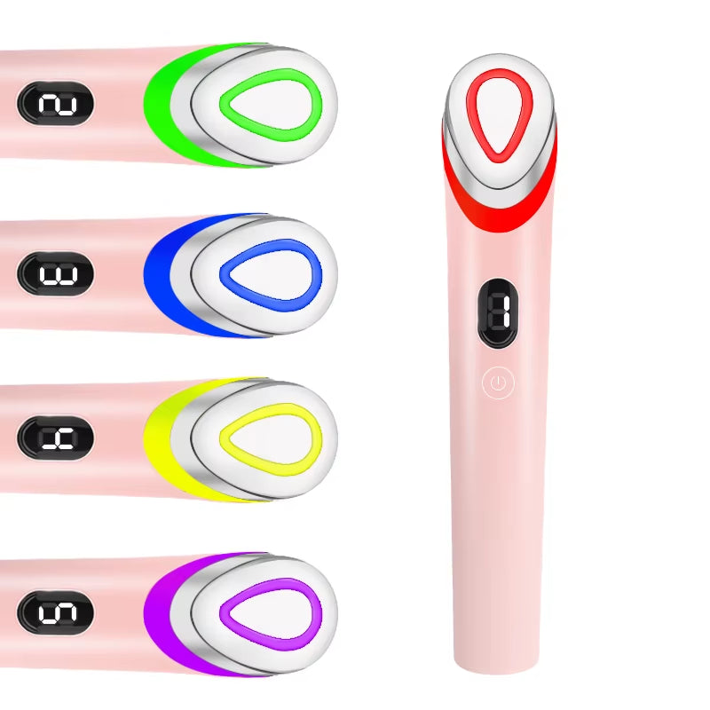 7 Colors Age-R Booster Pro Facial Skin Care Beauty Device EMS Microcurrent Lift Massager Home Use